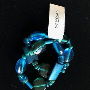 Sonoma brand beaded stretch bracelet